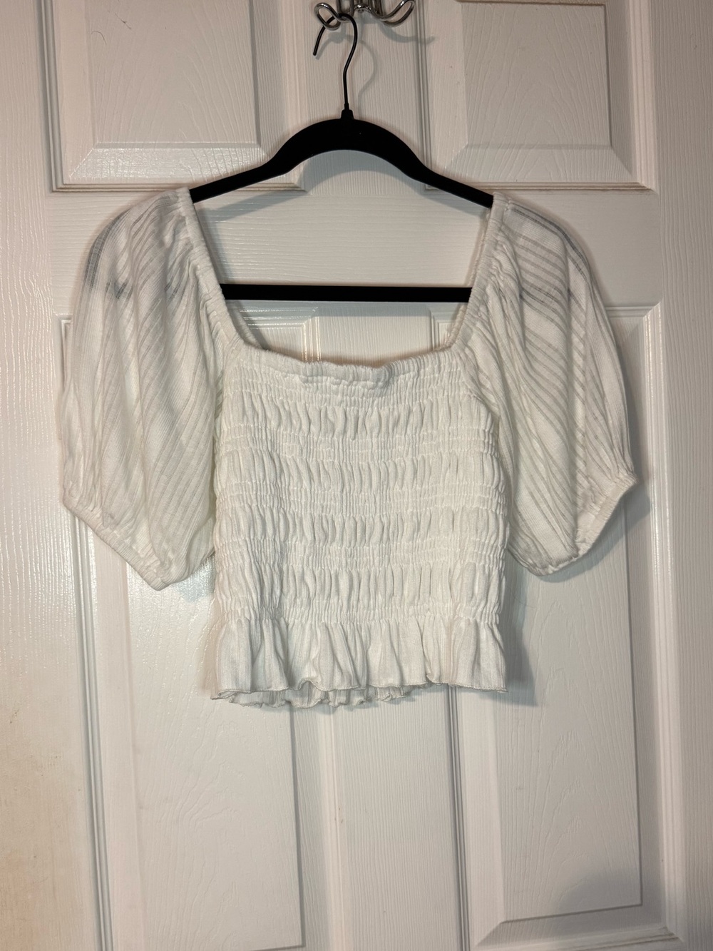 Cute White Blouse - Large